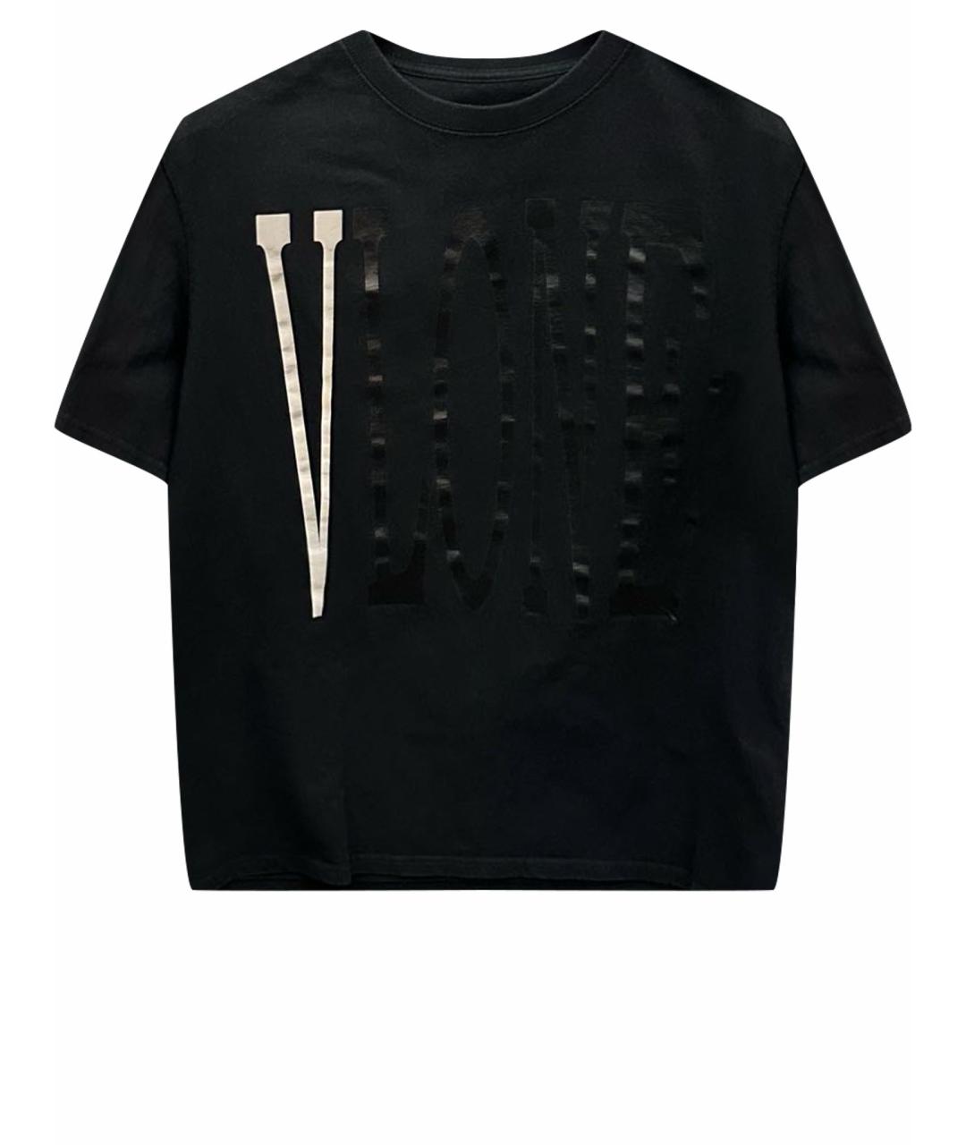 VLONE Черная хлопковая футболка, фото 1