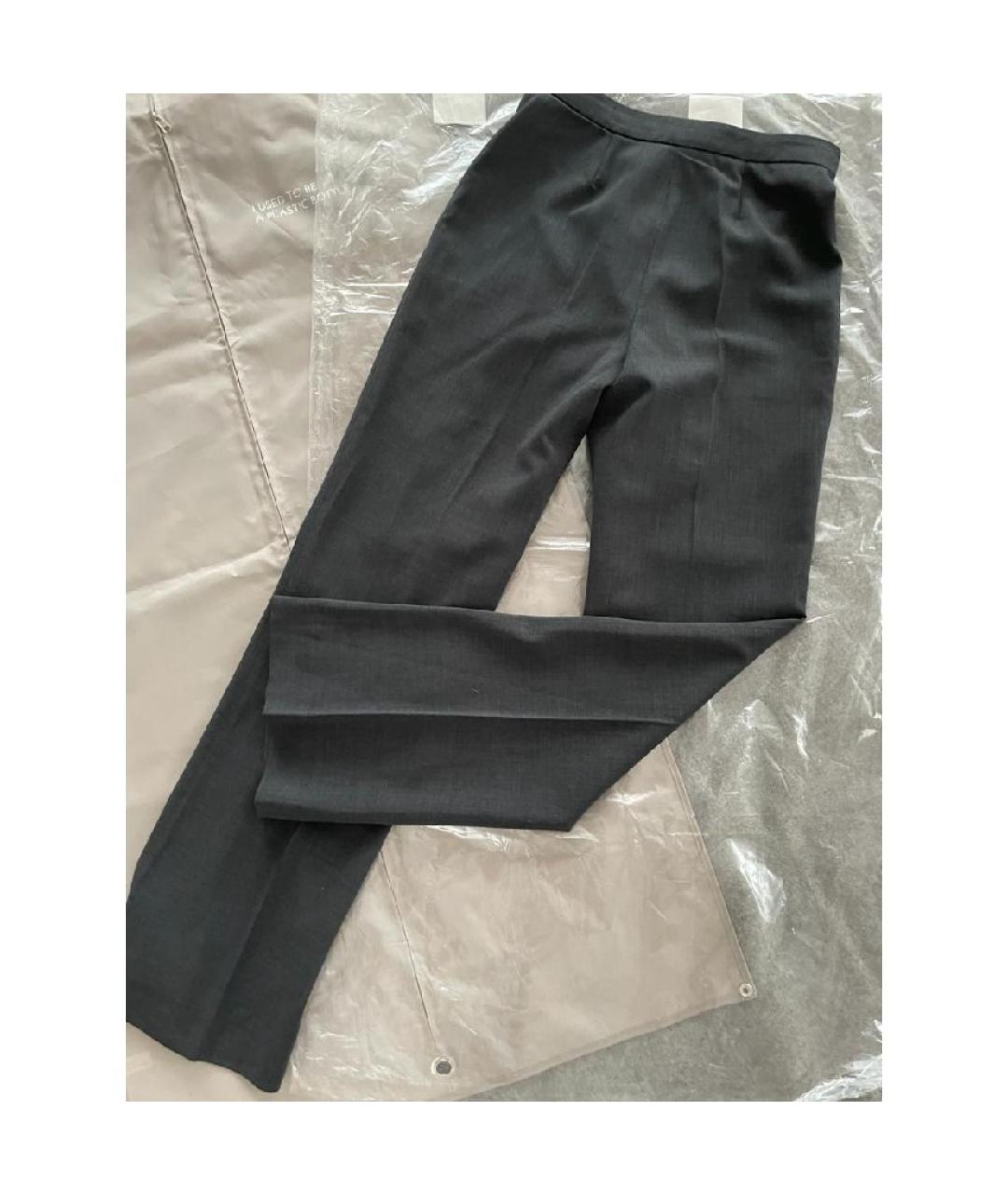 MOSCHINO Черные прямые брюки, фото 4
