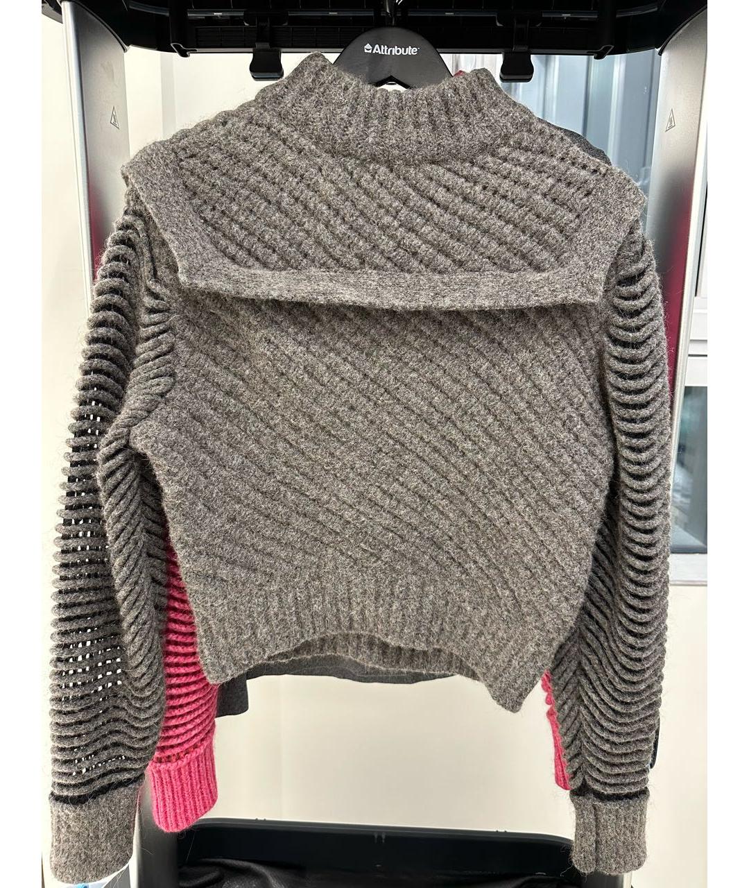 IRO Серый шерстяной джемпер / свитер, фото 2