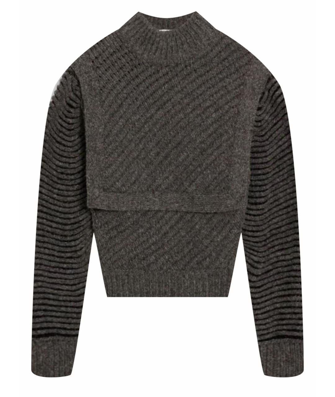 IRO Серый шерстяной джемпер / свитер, фото 1