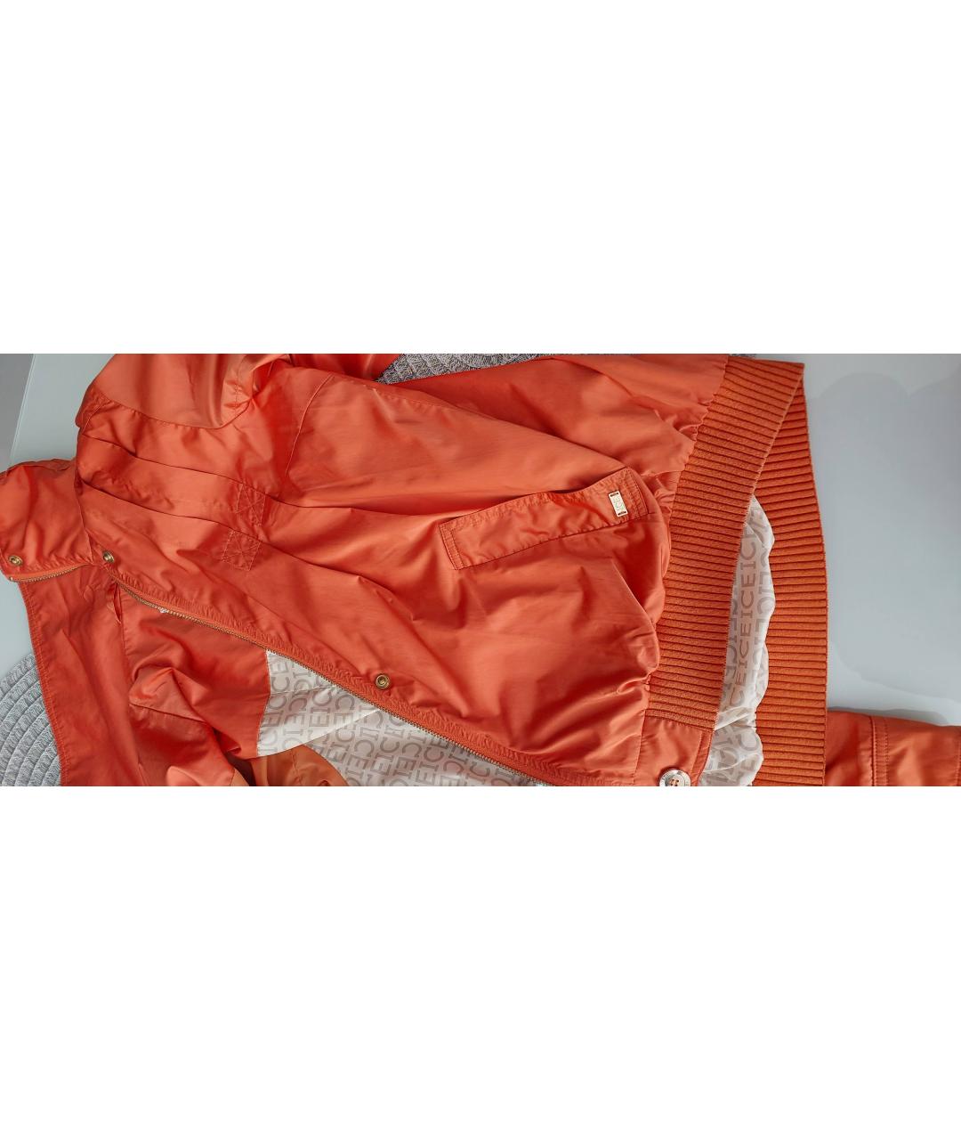 ICEBERG Оранжевая атласная куртка, фото 6