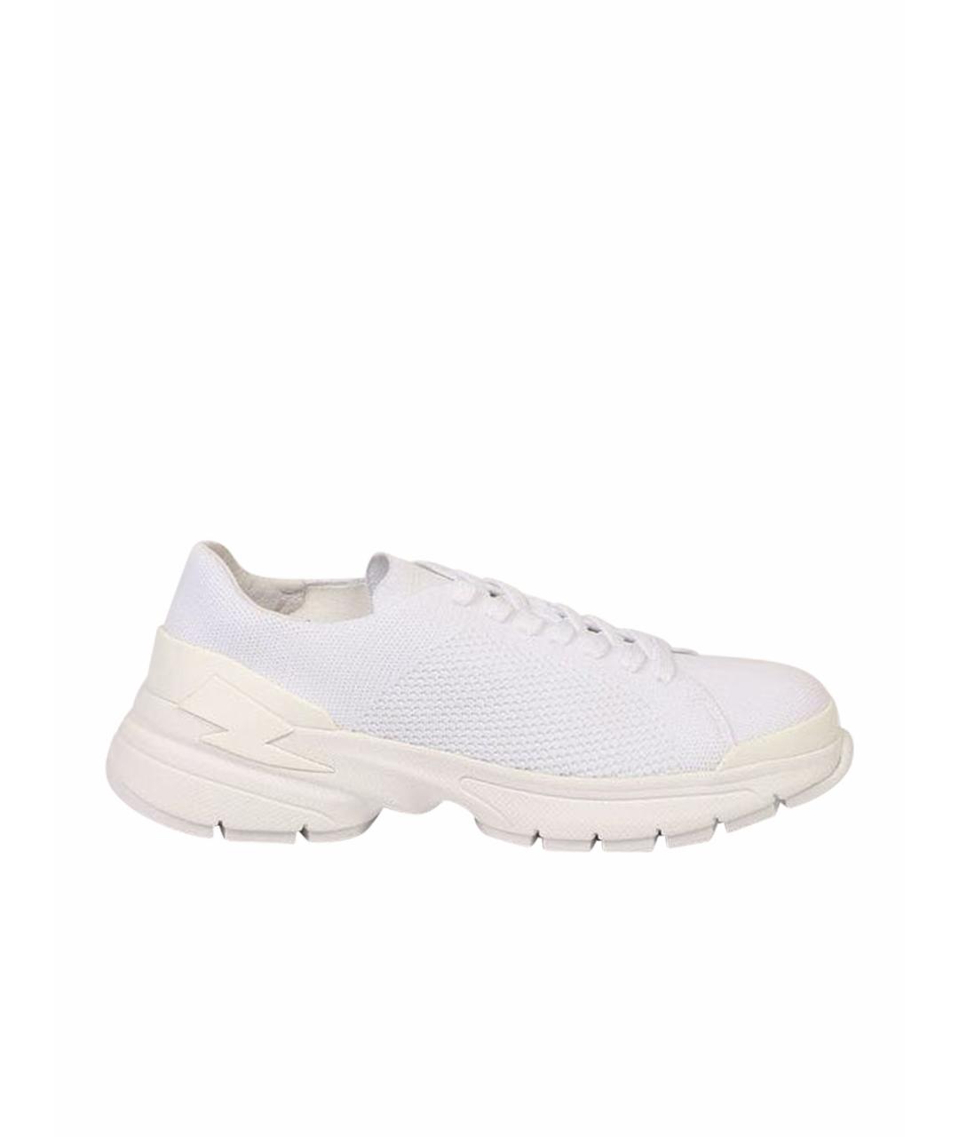 NEIL BARRETT Белые низкие кроссовки / кеды, фото 1