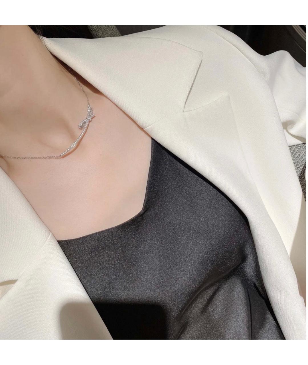 CHANEL Серебряное колье из белого золота, фото 4