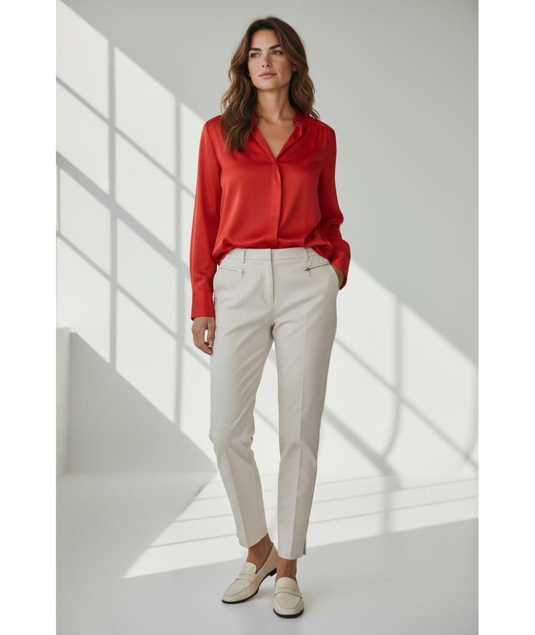 HUGO BOSS Белые брюки узкие, фото 8