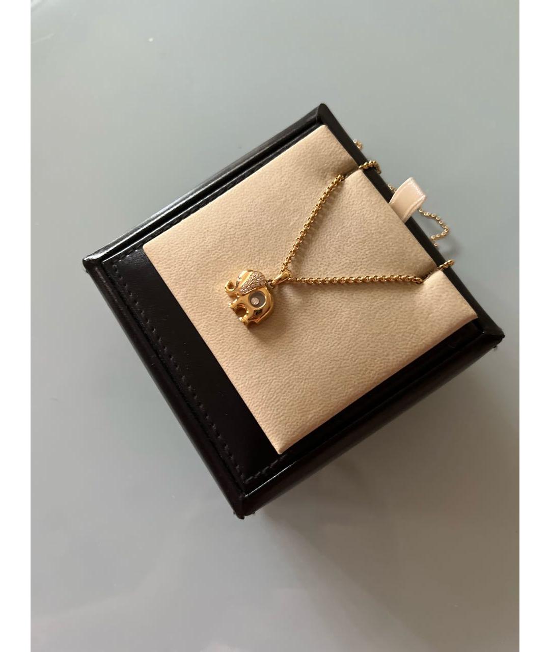 CHOPARD Желтая подвеска из желтого золота, фото 2