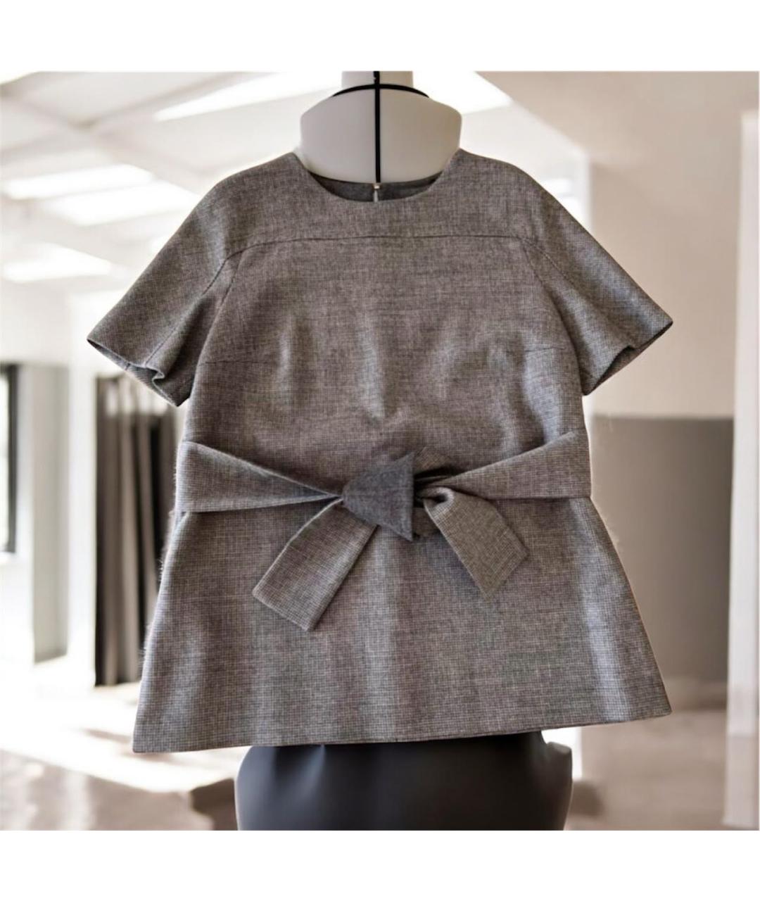 HUGO BOSS Серый шерстяной жакет/пиджак, фото 2