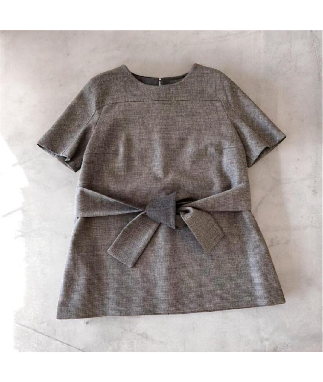 HUGO BOSS Серый шерстяной жакет/пиджак, фото 8