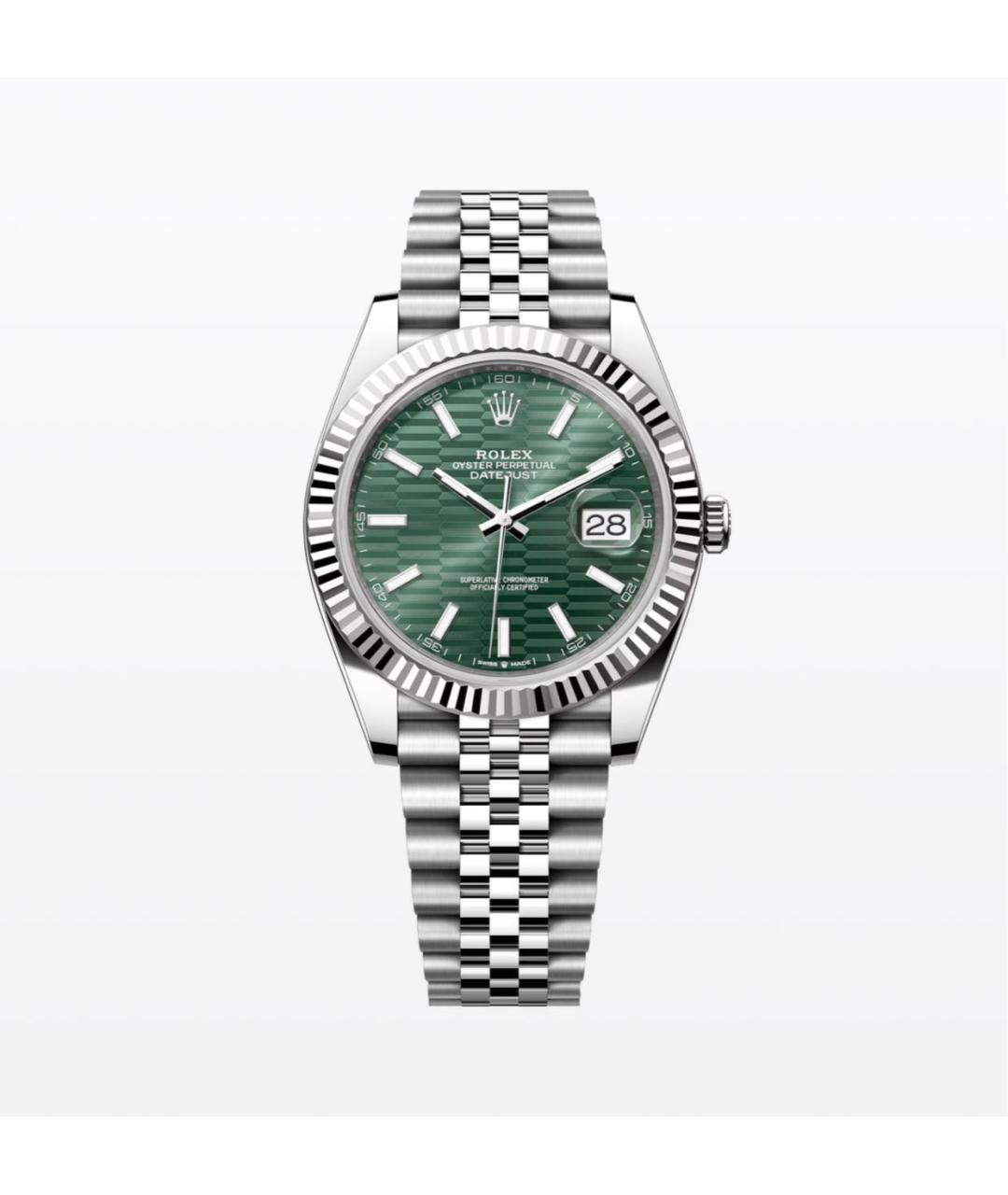 ROLEX Зеленые часы, фото 3