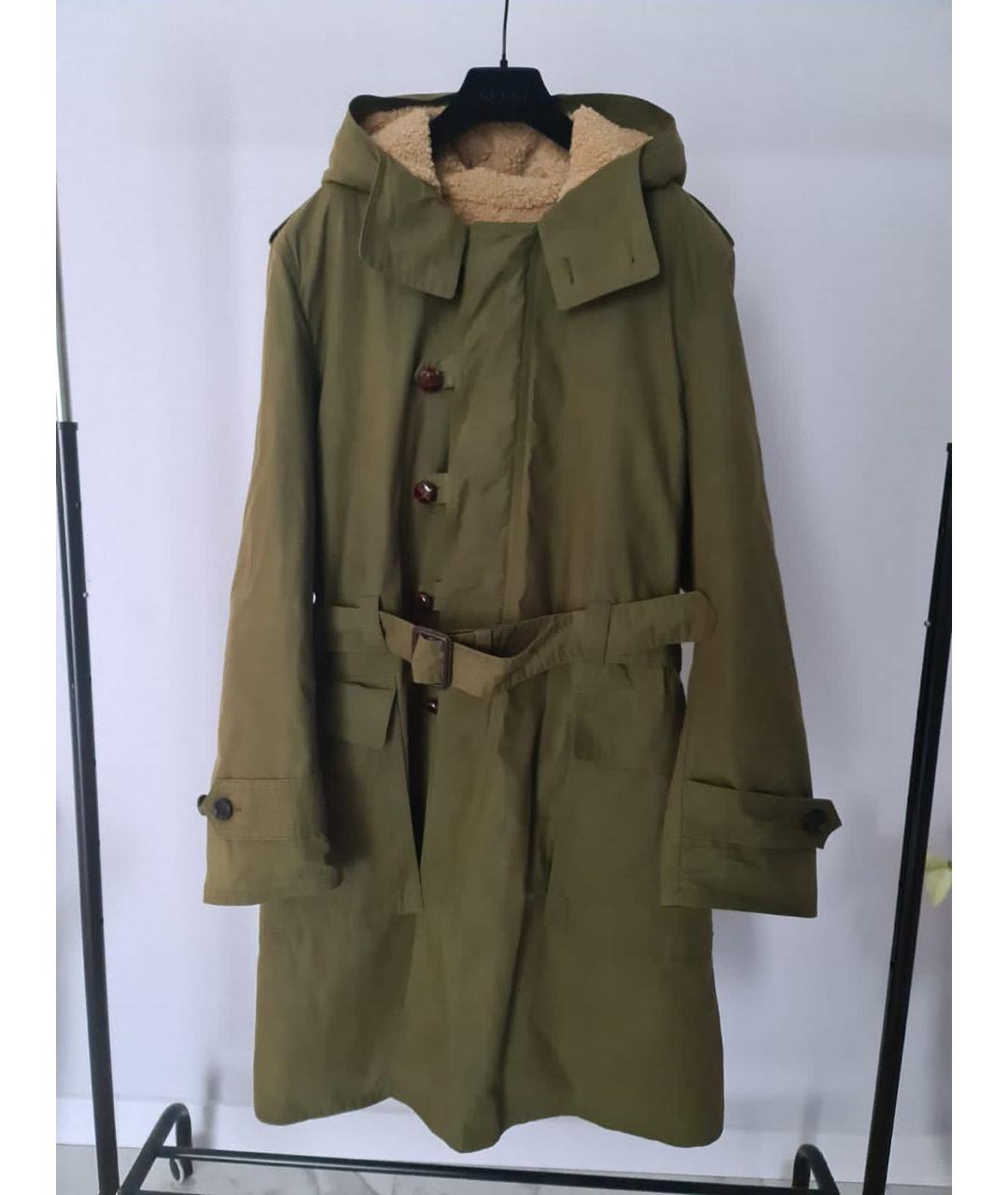 GUCCI Хаки хлопковая парка, фото 8