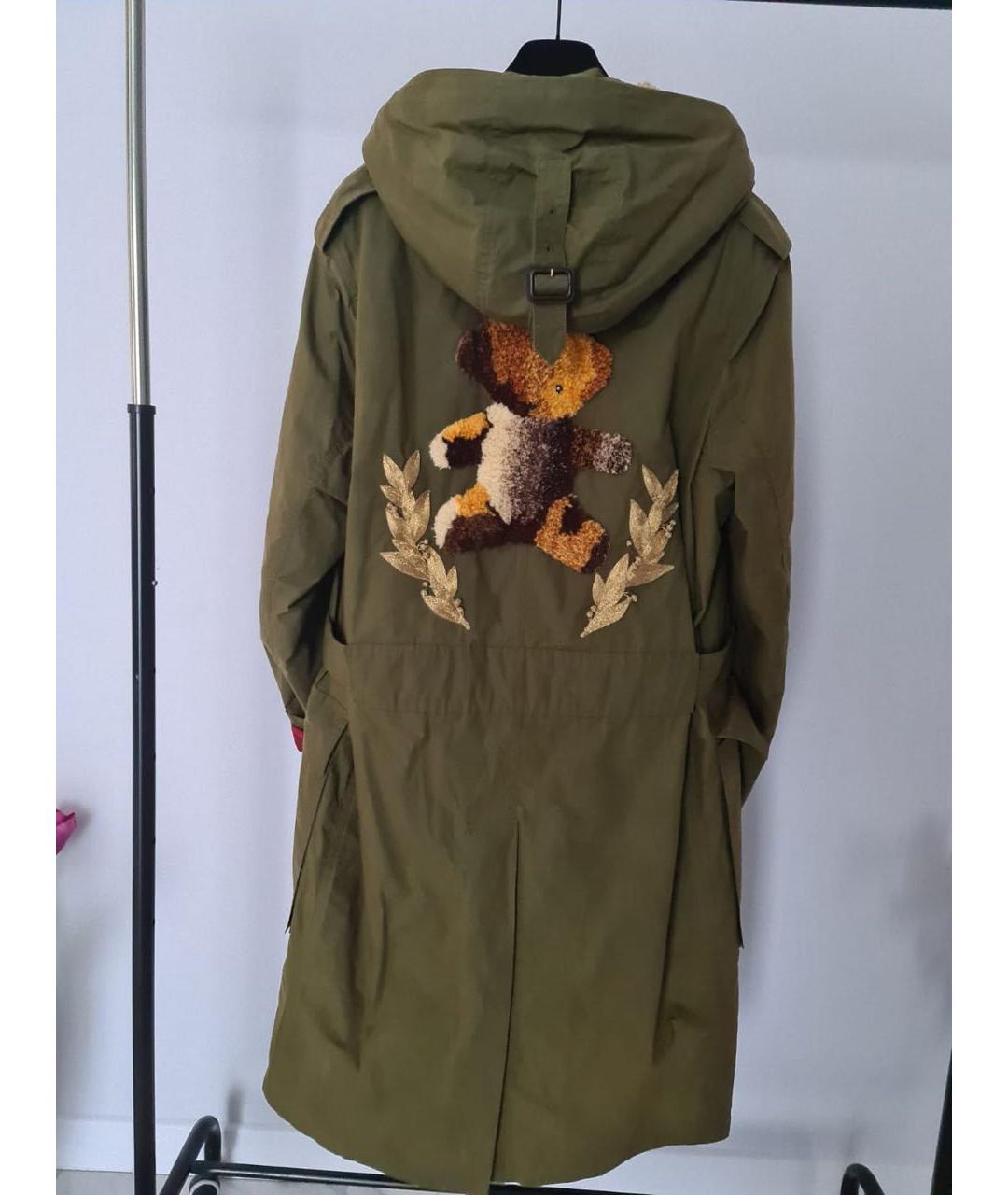 GUCCI Хаки хлопковая парка, фото 2