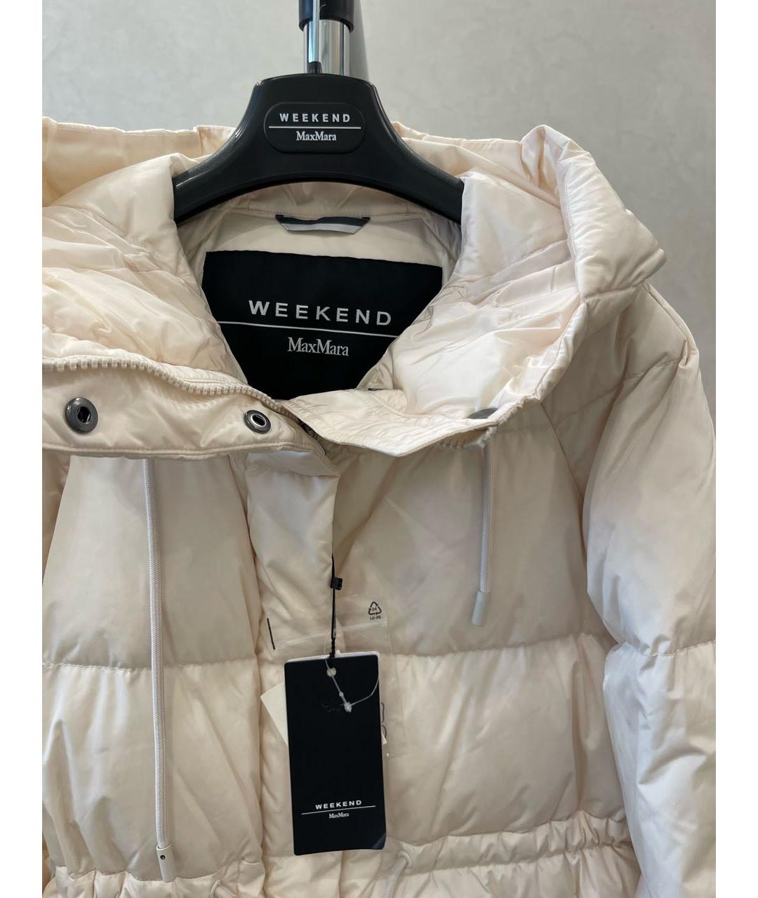 WEEKEND MAX MARA Белый пуховик, фото 4