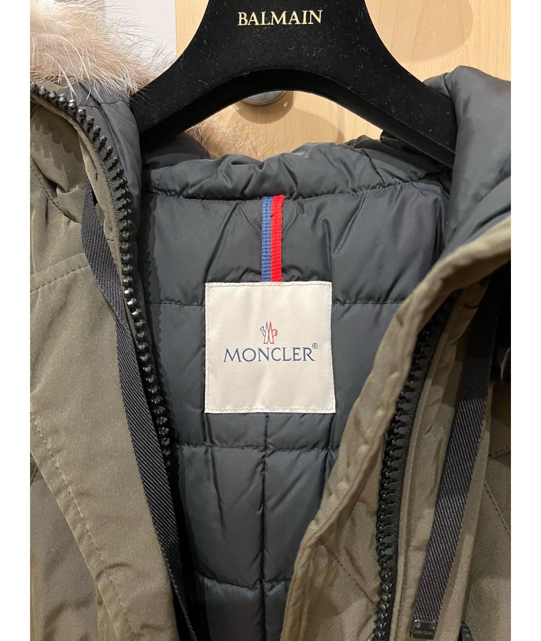 MONCLER Хаки парка, фото 3