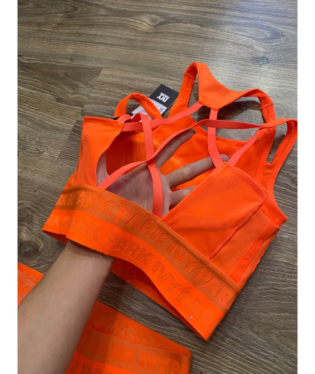 ADIDAS Оранжевый полиэстеровый спортивные костюмы, фото 6