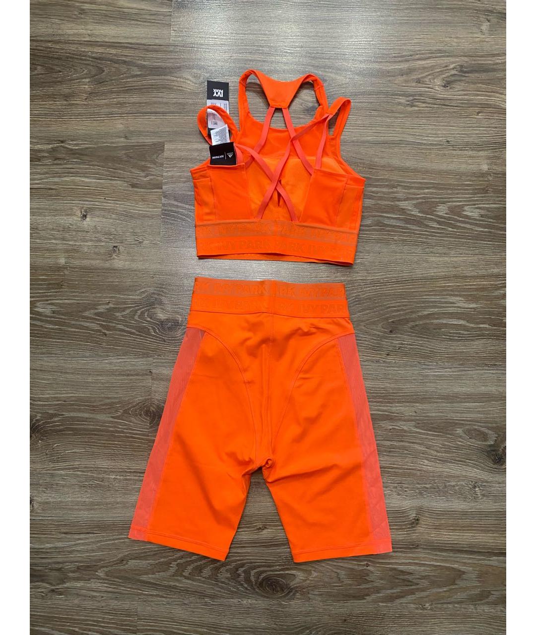 ADIDAS Оранжевый полиэстеровый спортивные костюмы, фото 4