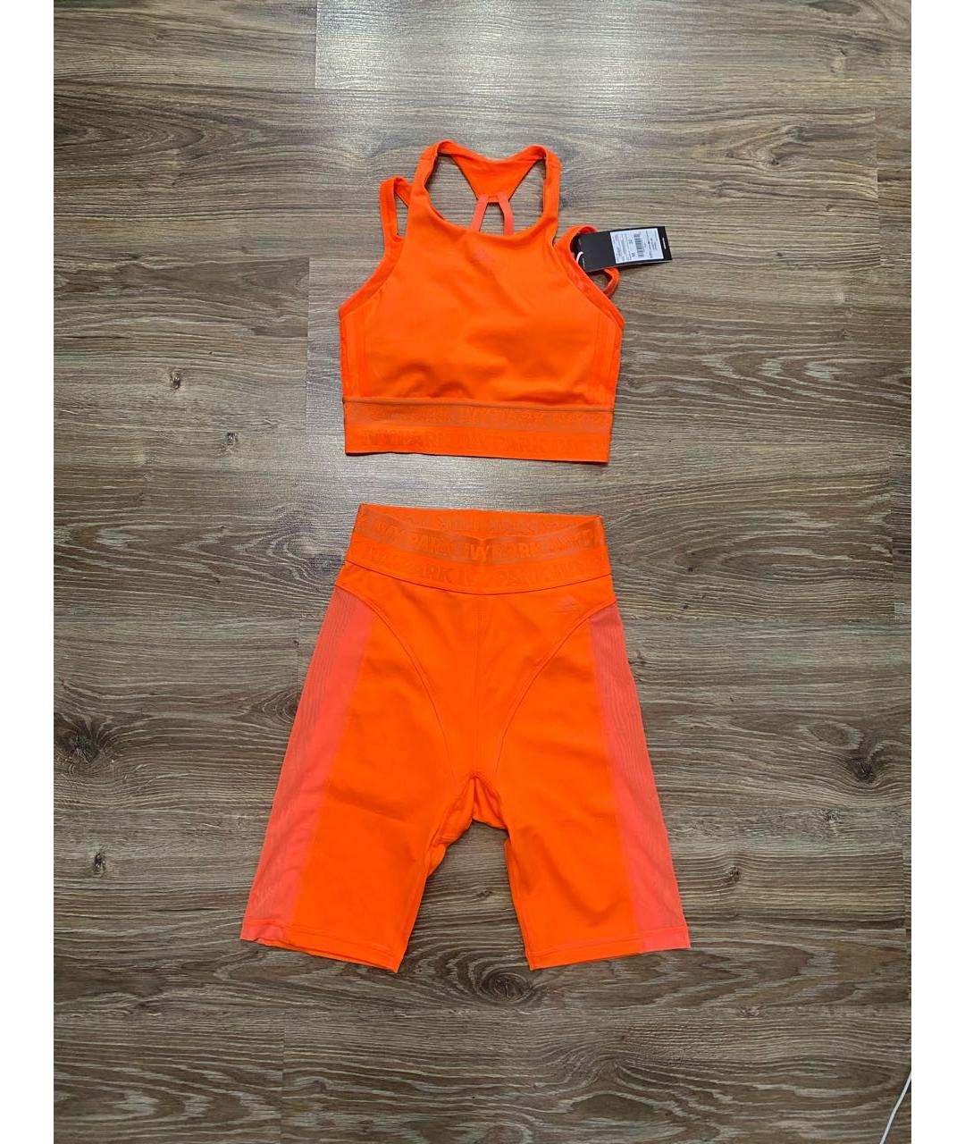 ADIDAS Оранжевый полиэстеровый спортивные костюмы, фото 3