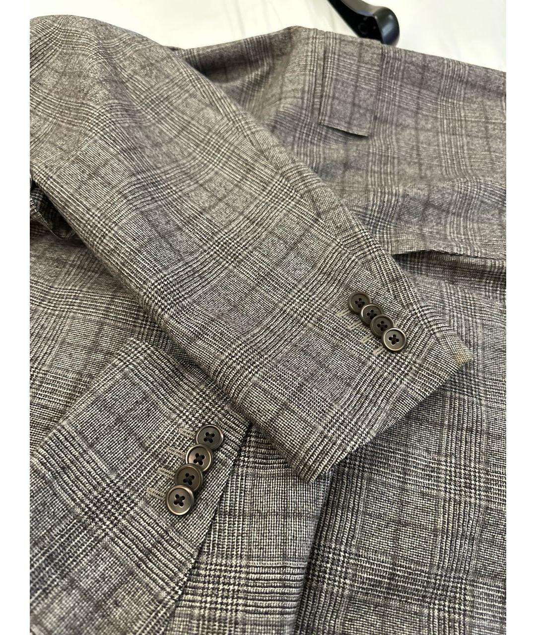 CORNELIANI Коричневый шерстяной пиджак, фото 4