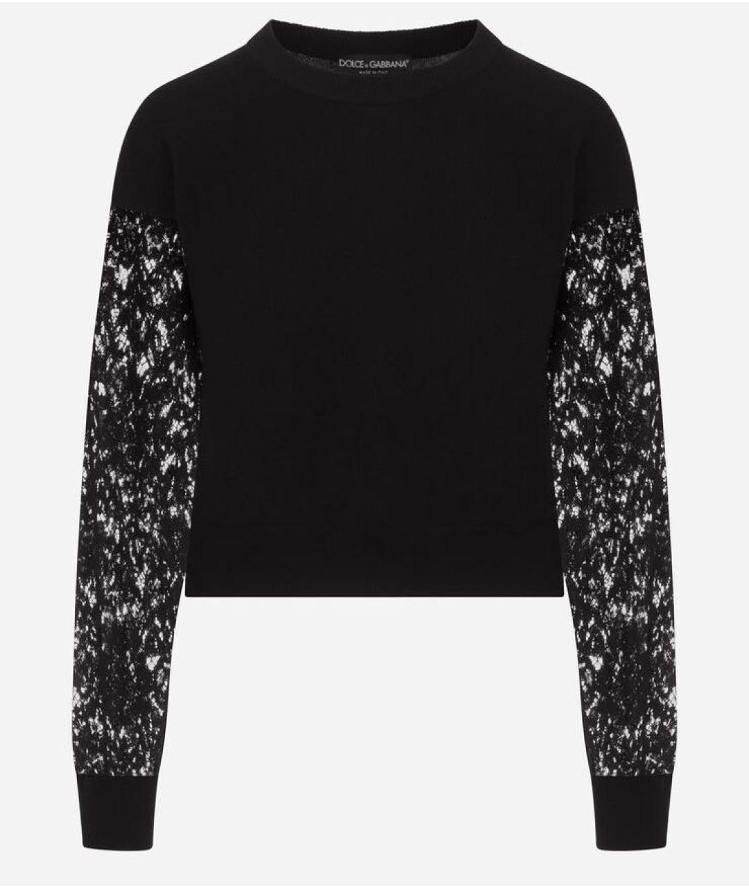 DOLCE&GABBANA Черный джемпер / свитер, фото 4