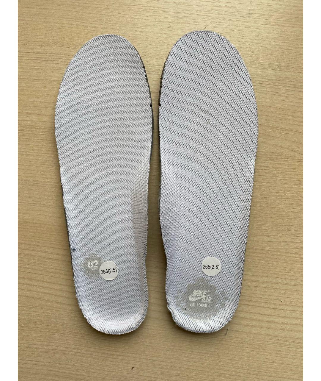 NIKE Белые кожаные высокие кроссовки / кеды, фото 6