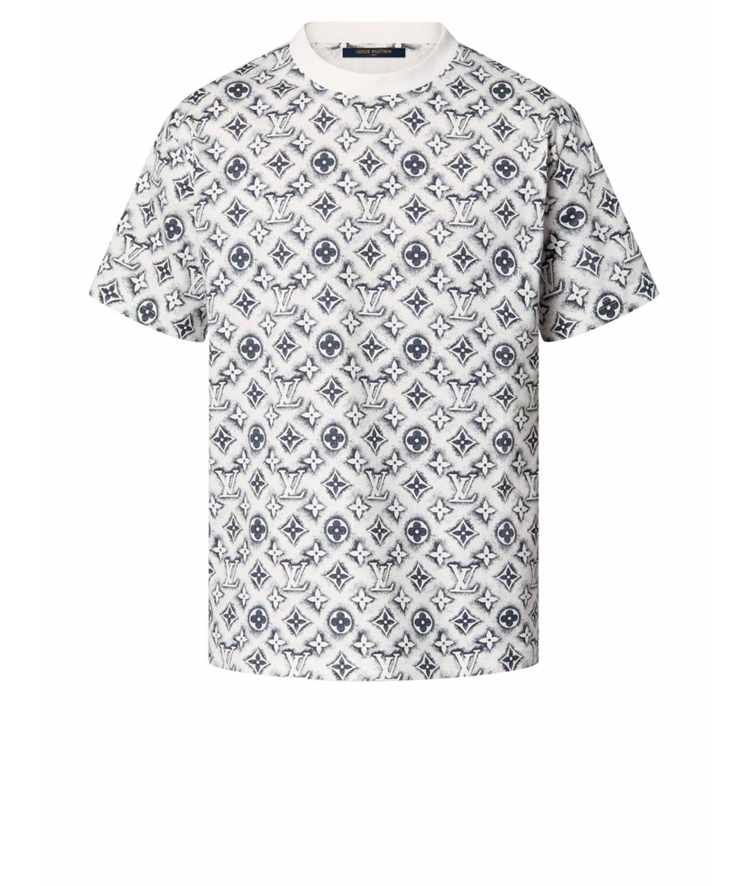 LOUIS VUITTON Белая хлопковая футболка, фото 1