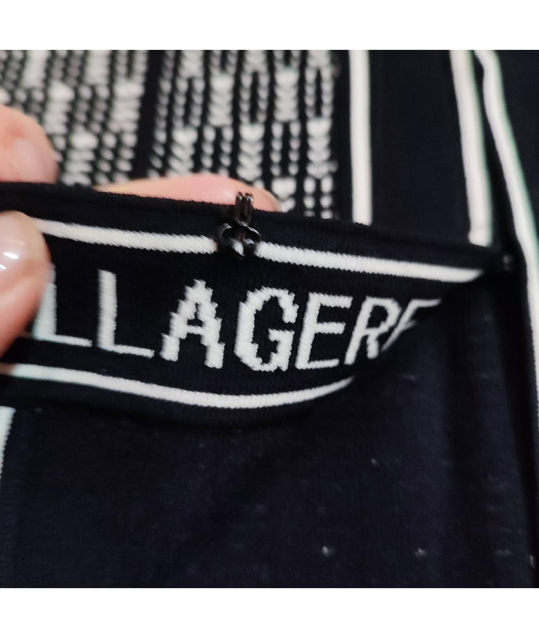 KARL LAGERFELD Черный вискозный жакет/пиджак, фото 4