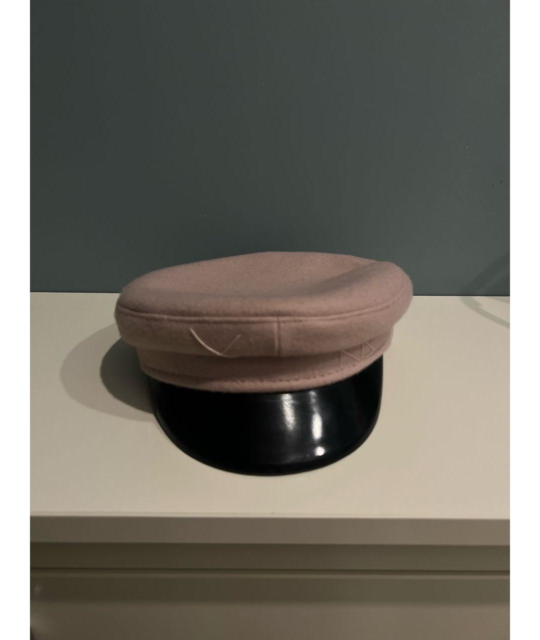 RUSLAN BAGINSKIY Розовая шерстяная кепка, фото 3