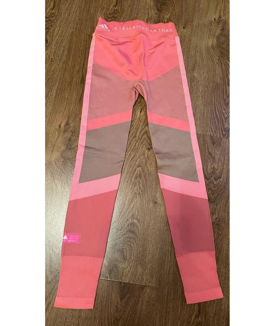 ADIDAS BY STELLA MCCARTNEY Розовые полиэстеровые спортивные брюки и шорты, фото 2