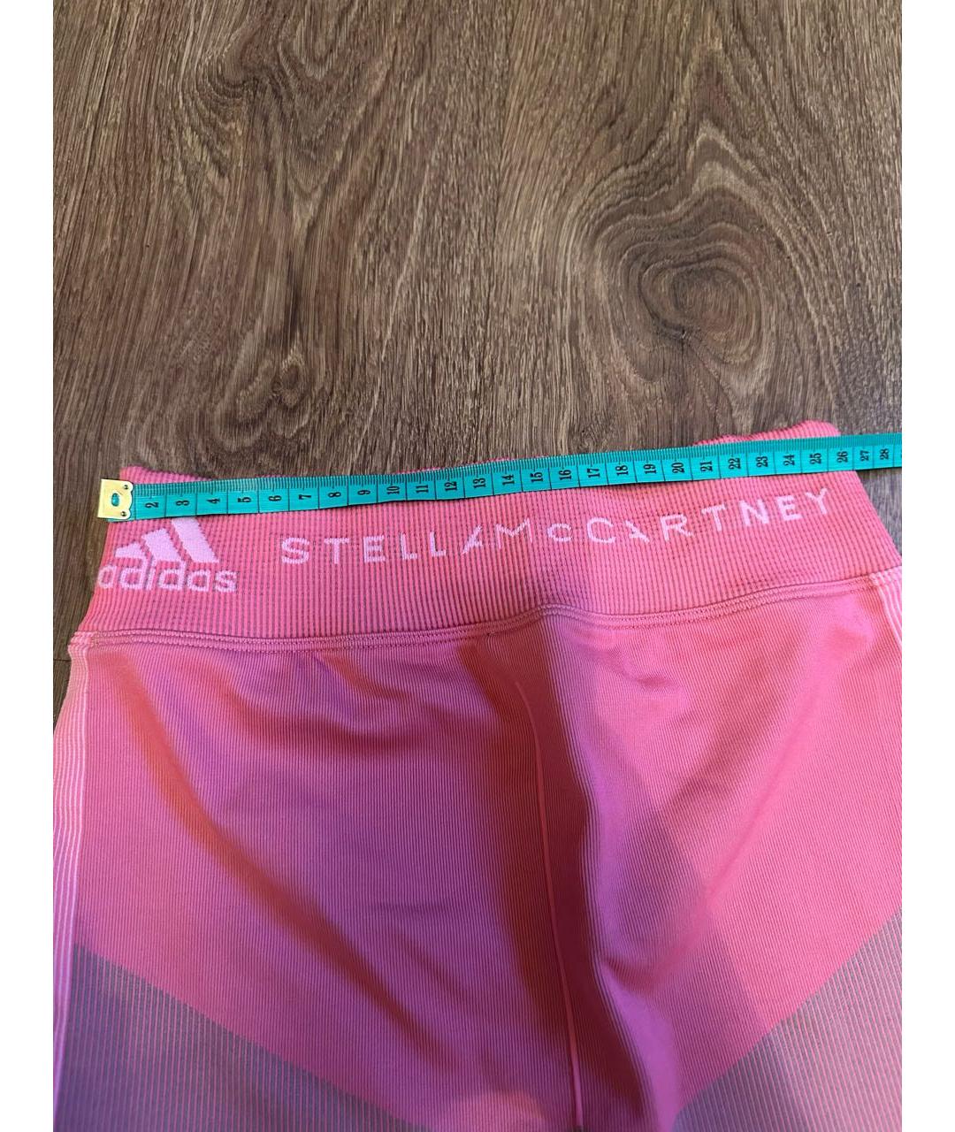 ADIDAS BY STELLA MCCARTNEY Розовые полиэстеровые спортивные брюки и шорты, фото 5
