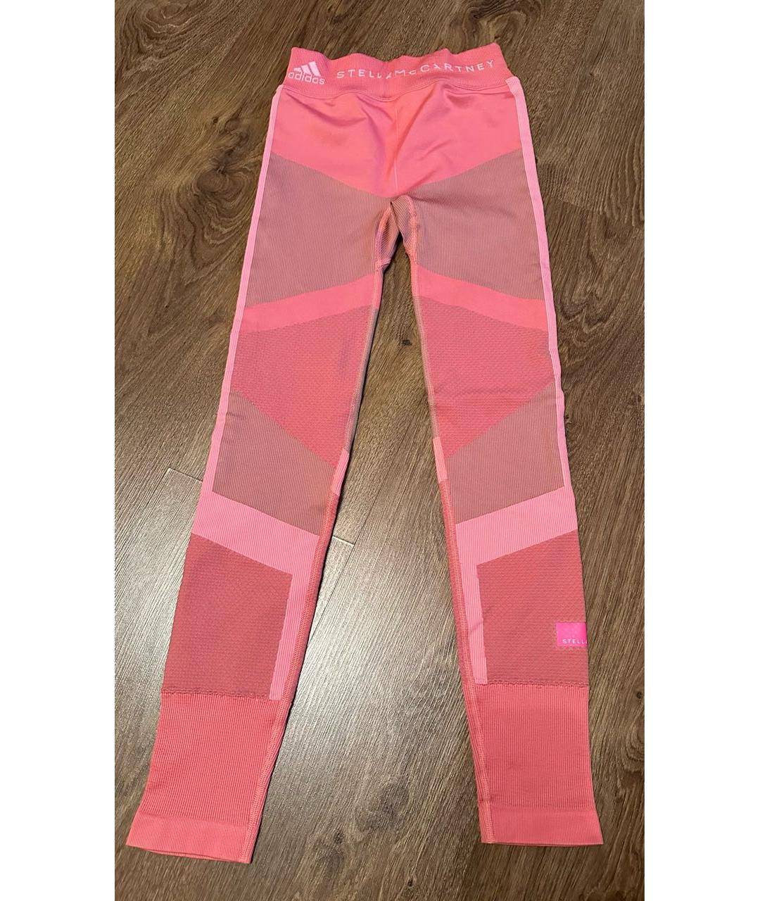 ADIDAS BY STELLA MCCARTNEY Розовые полиэстеровые спортивные брюки и шорты, фото 8