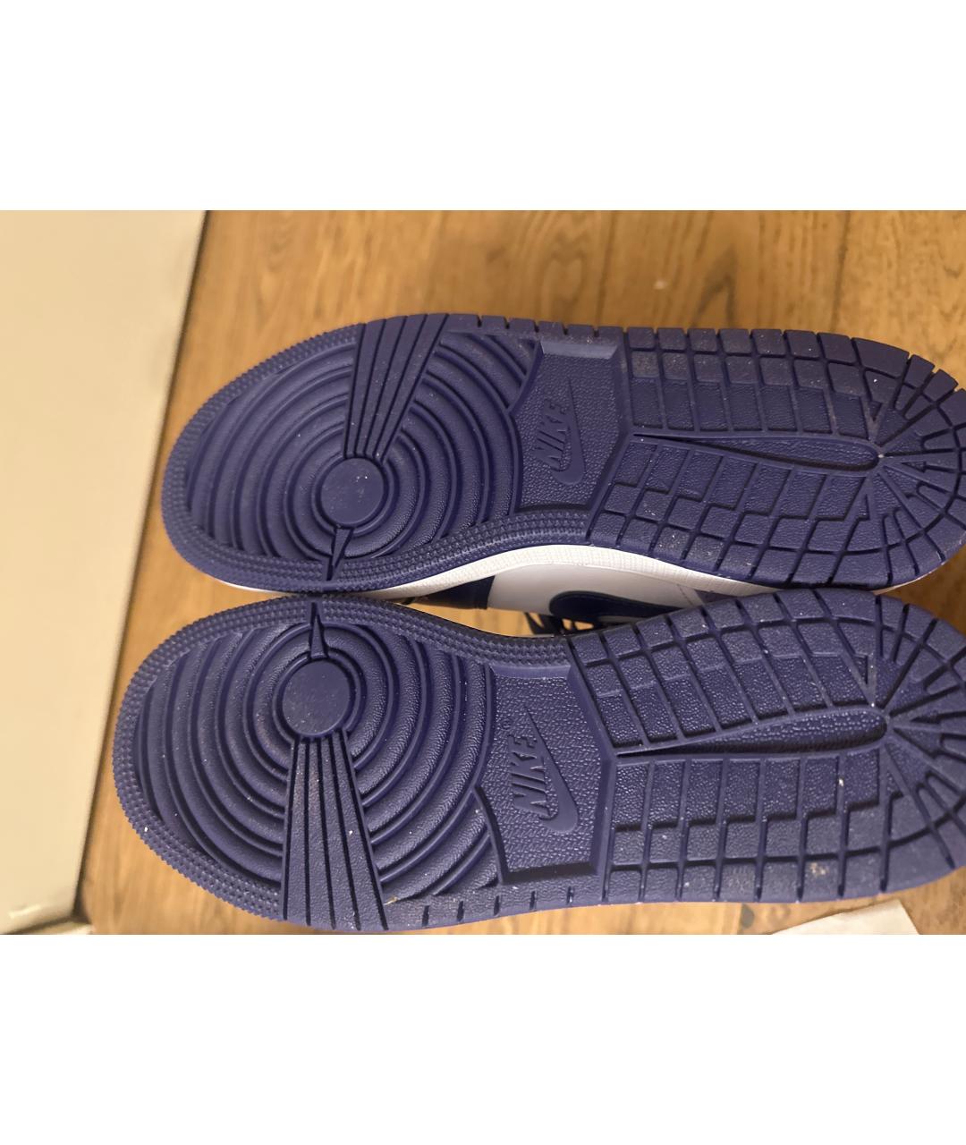 JORDAN Фиолетовые кроссовки из искусственной кожи, фото 5