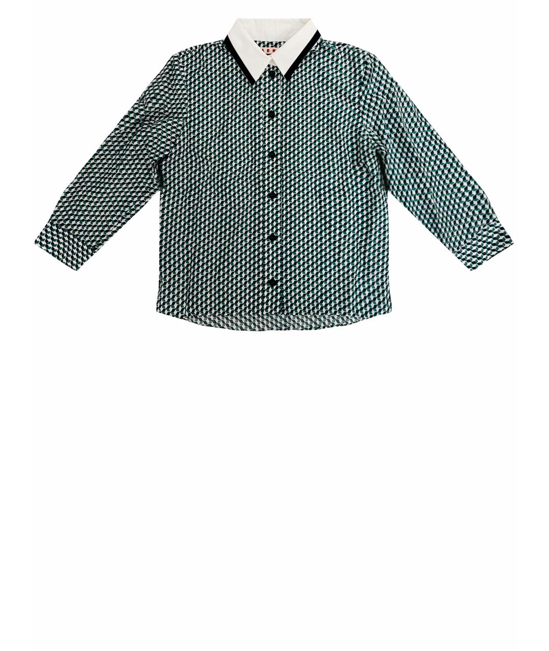 MARNI Мульти хлопковая рубашка/блузка, фото 1