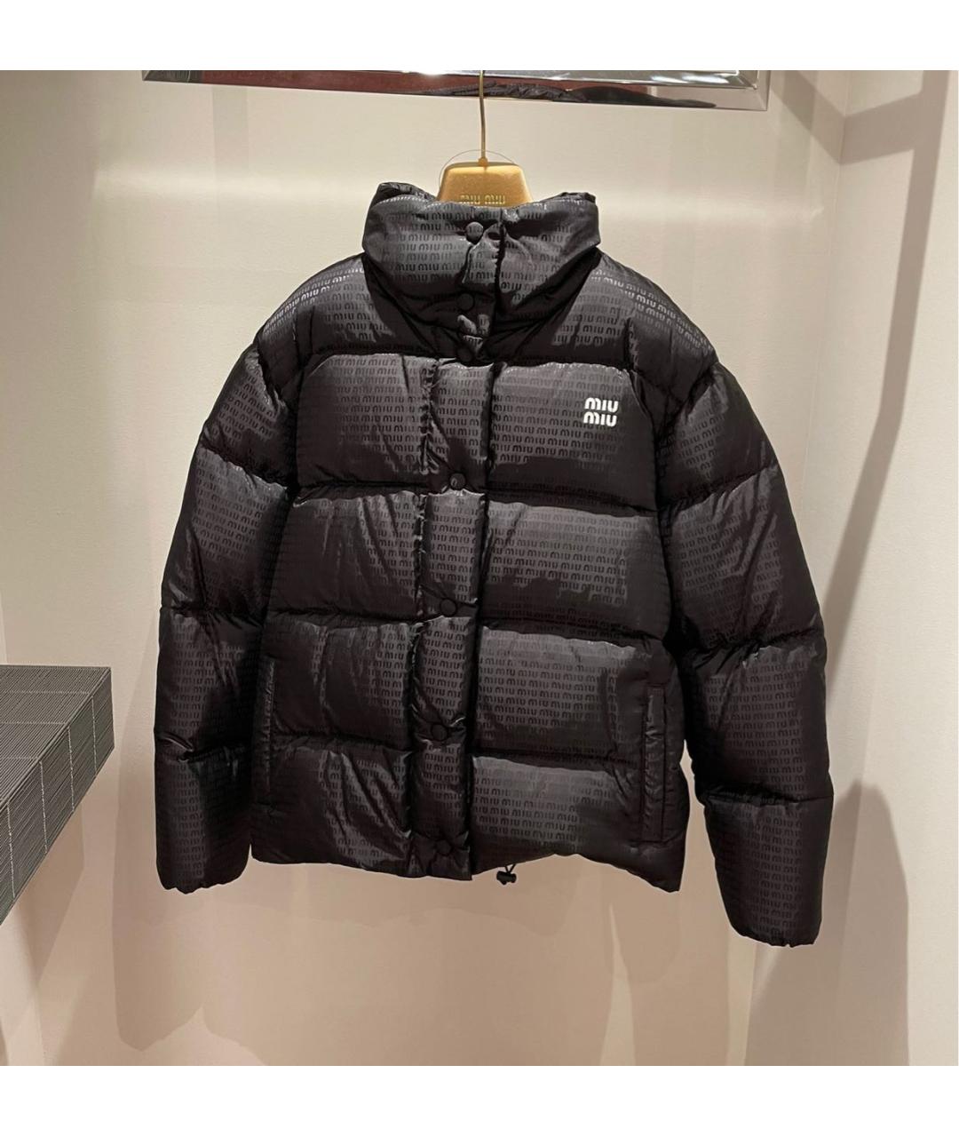 MIU MIU Черный пуховик, фото 3