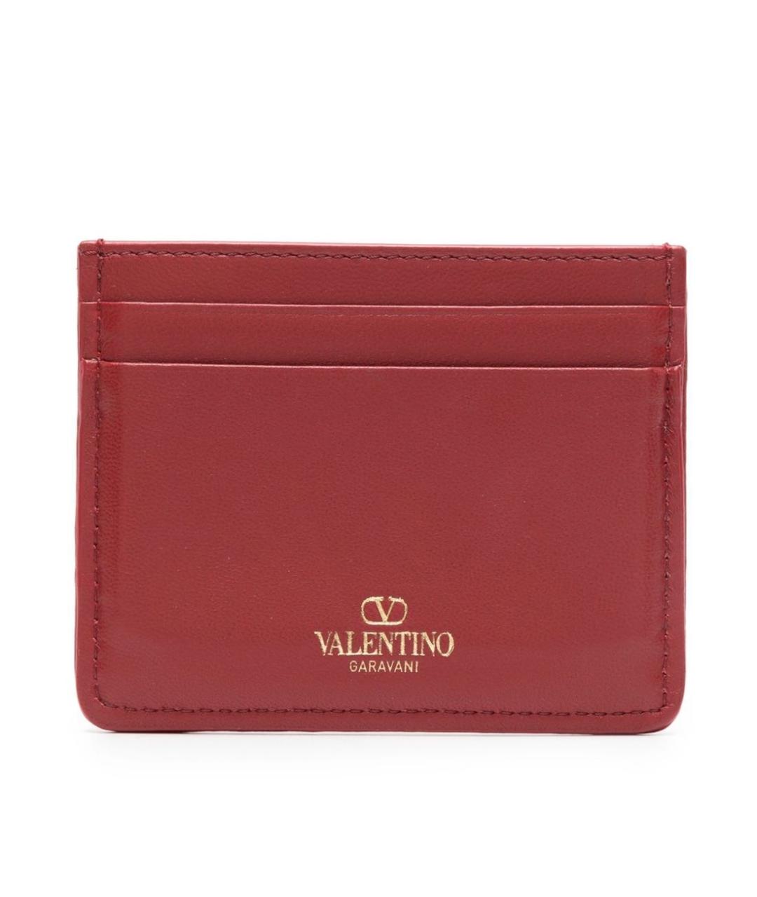 VALENTINO Бордовый кардхолдер, фото 2