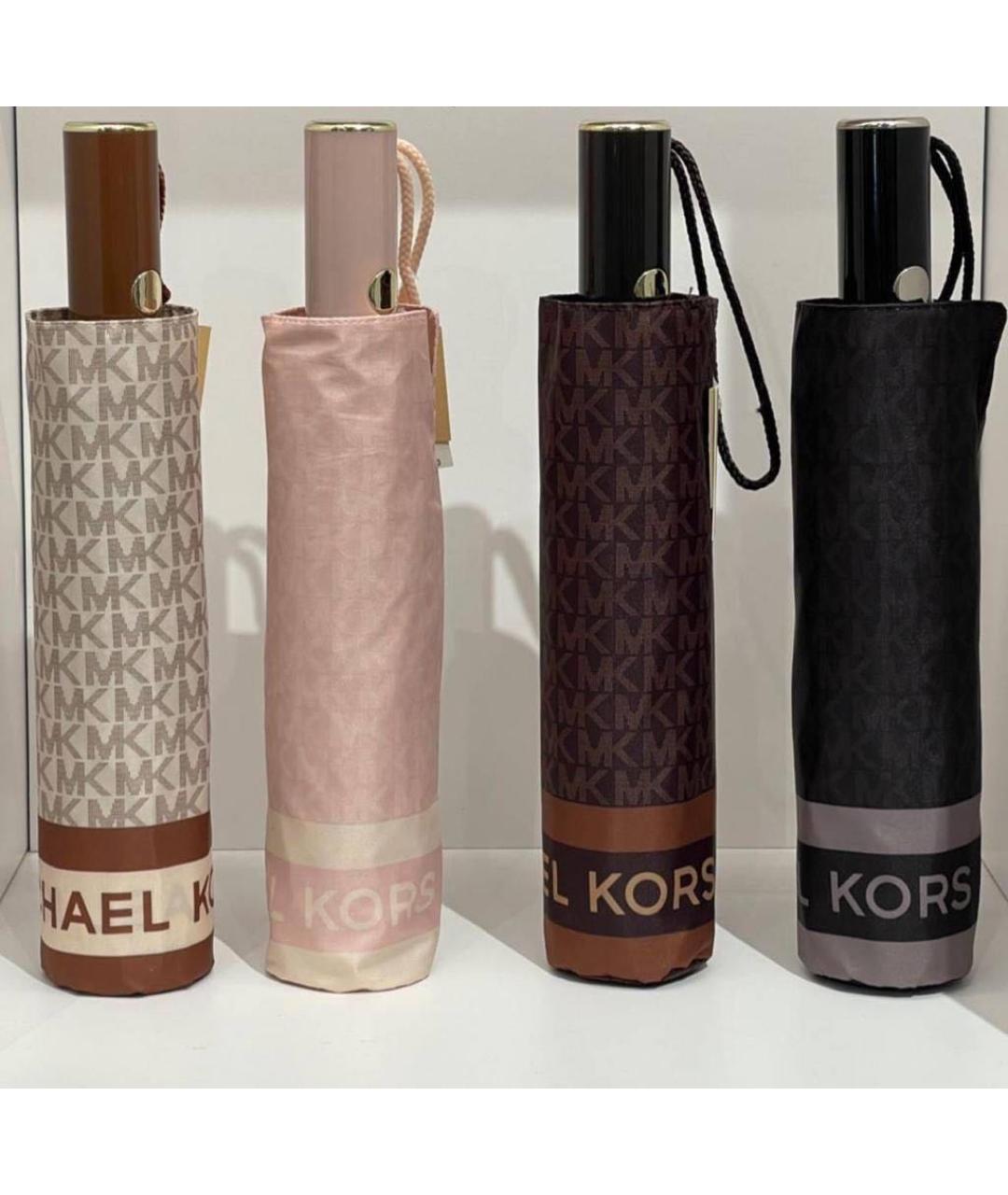 MICHAEL KORS Коричневый зонт, фото 2