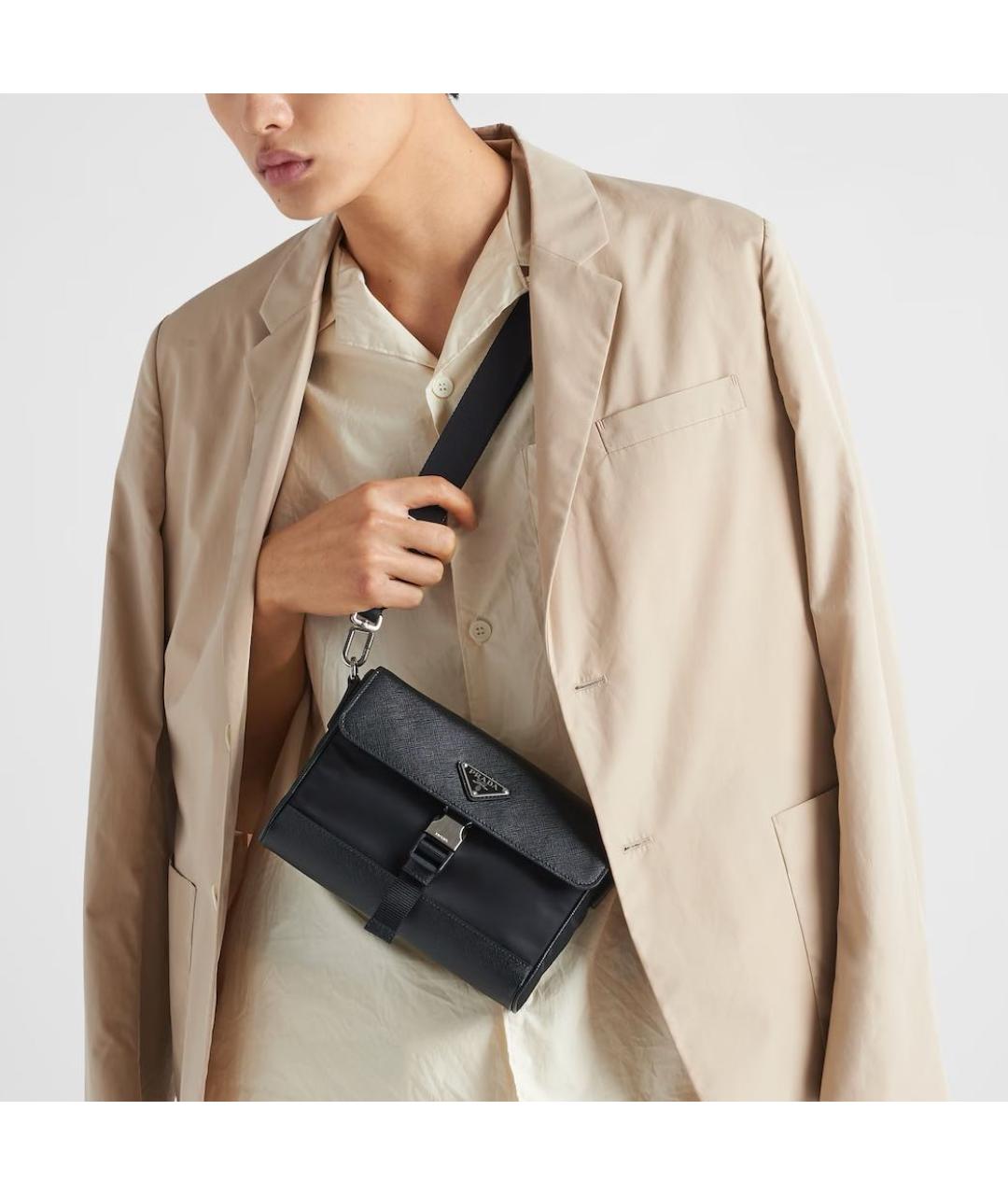 PRADA Черная сумка на плечо, фото 4