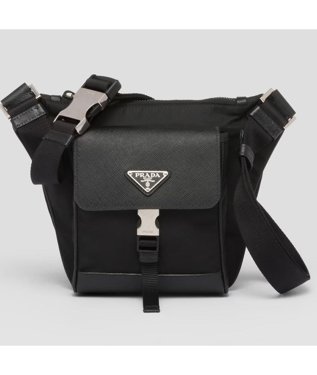PRADA Черная сумка на плечо, фото 8