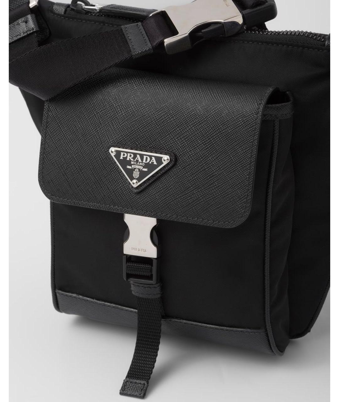 PRADA Черная сумка на плечо, фото 6