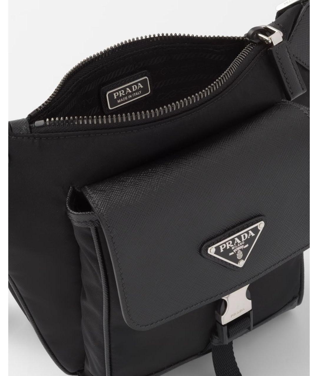 PRADA Черная сумка на плечо, фото 5