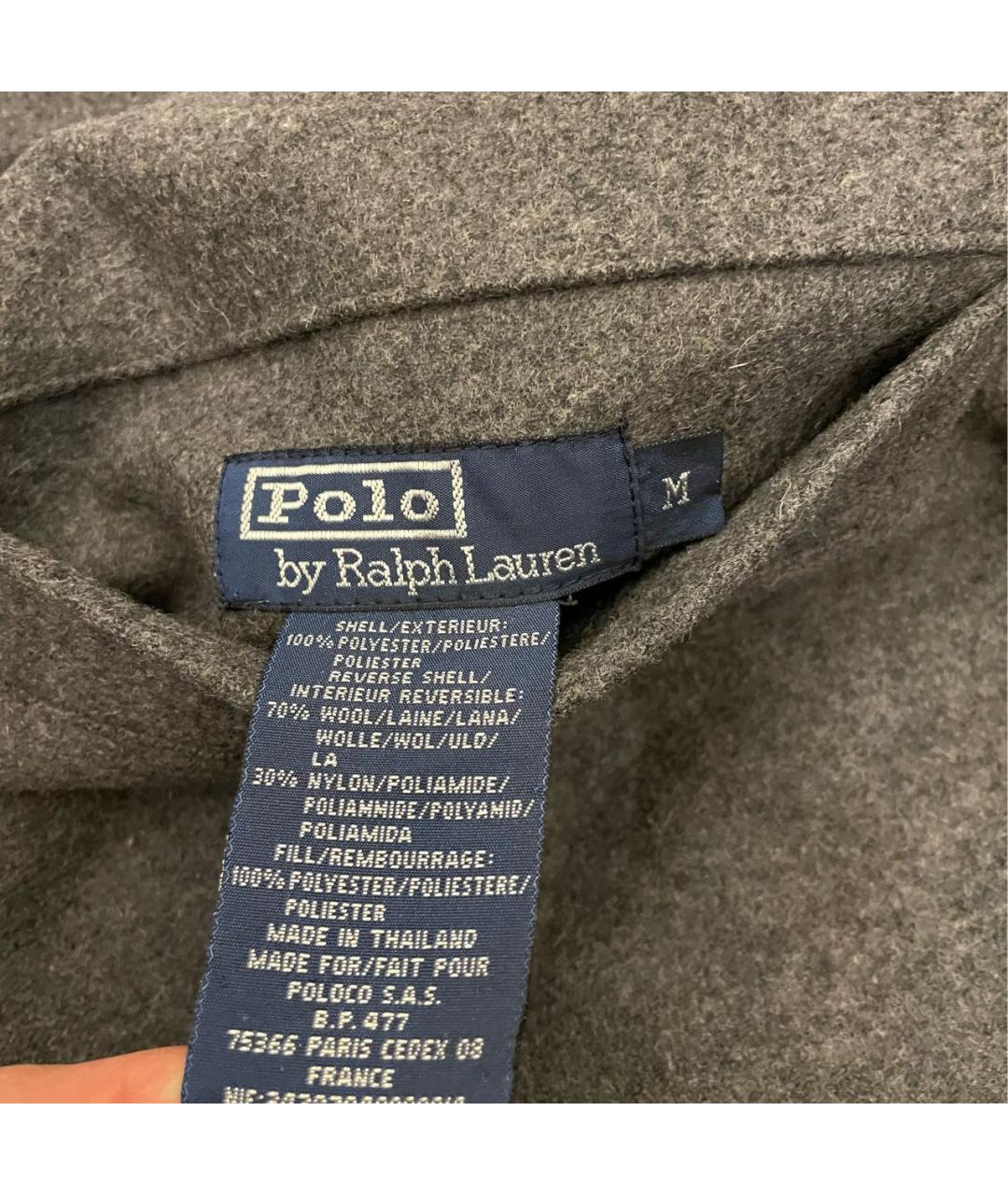 POLO RALPH LAUREN Темно-синяя шерстяная куртка, фото 6