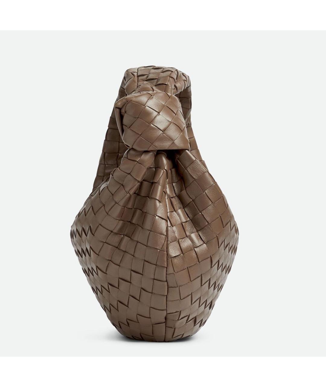 BOTTEGA VENETA Коричневая сумка с короткими ручками, фото 4