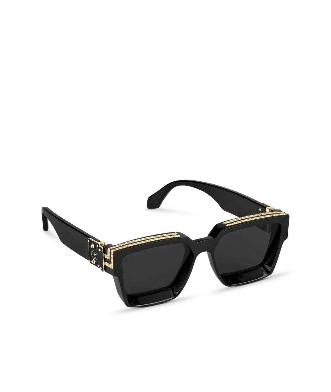 LOUIS VUITTON PRE-OWNED Черные пластиковые солнцезащитные очки, фото 1