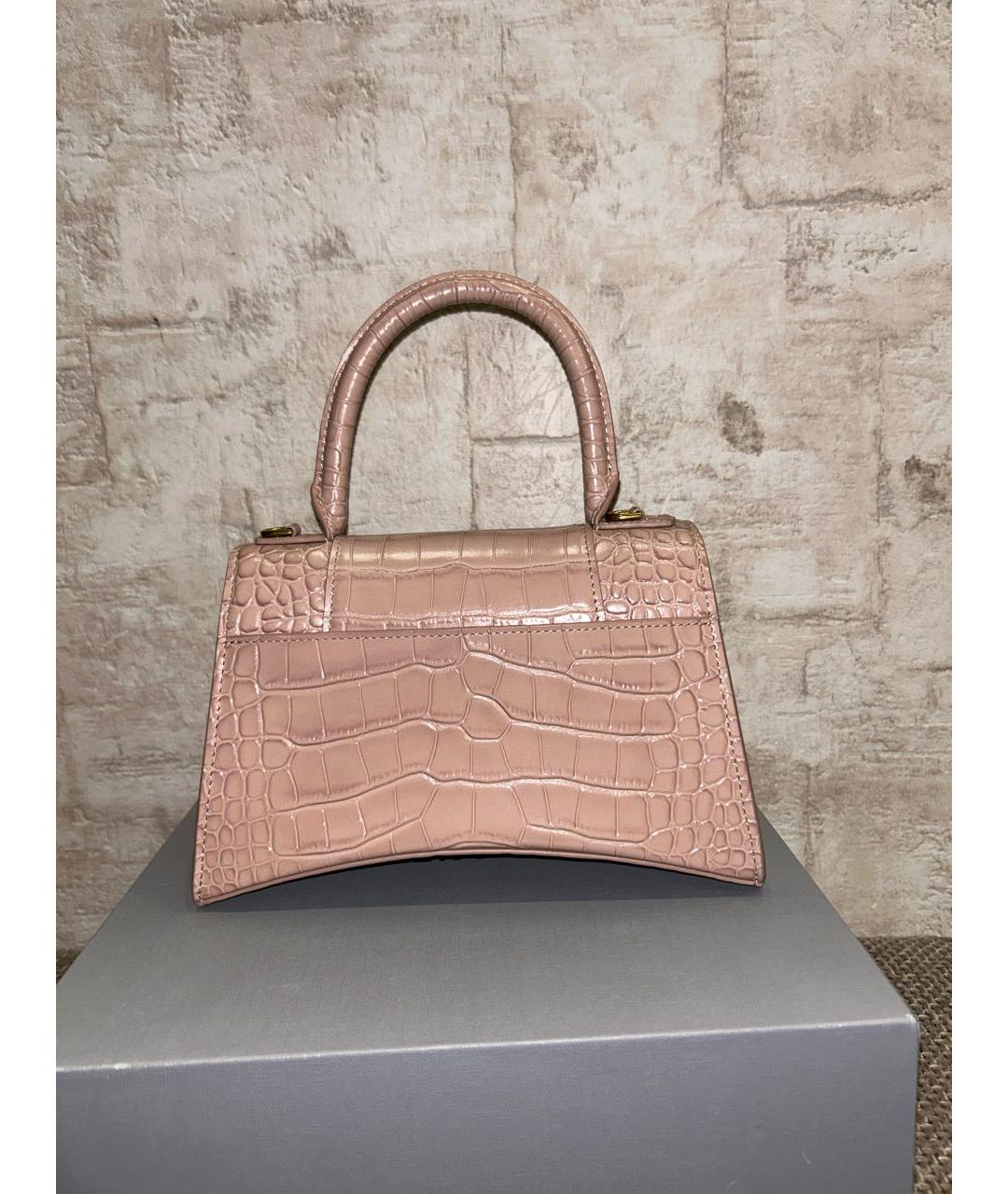 BALENCIAGA Бежевая кожаная сумка тоут, фото 3