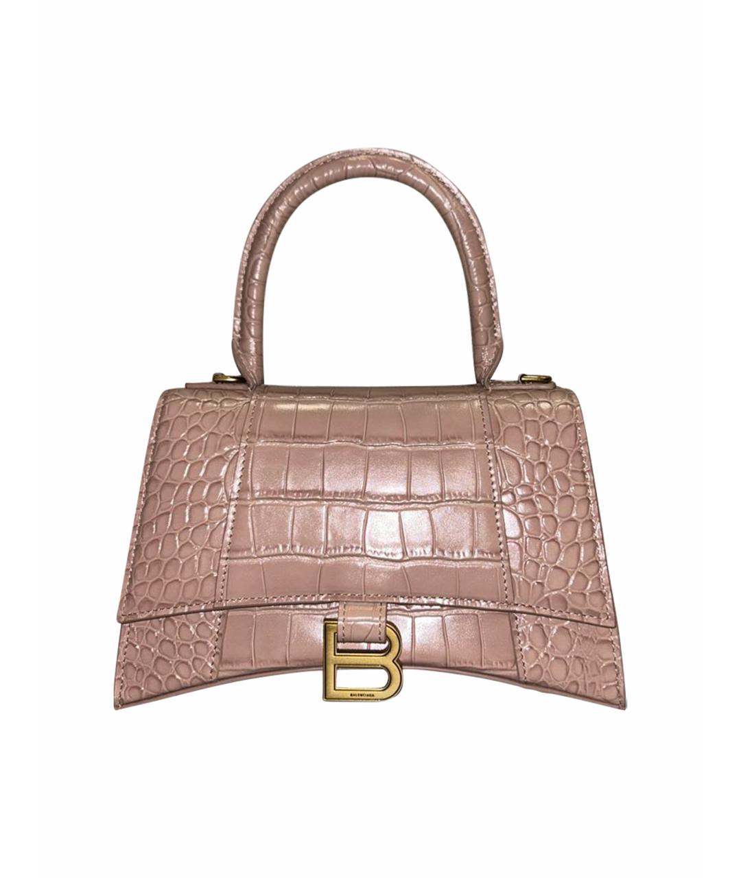 BALENCIAGA Бежевая кожаная сумка тоут, фото 1