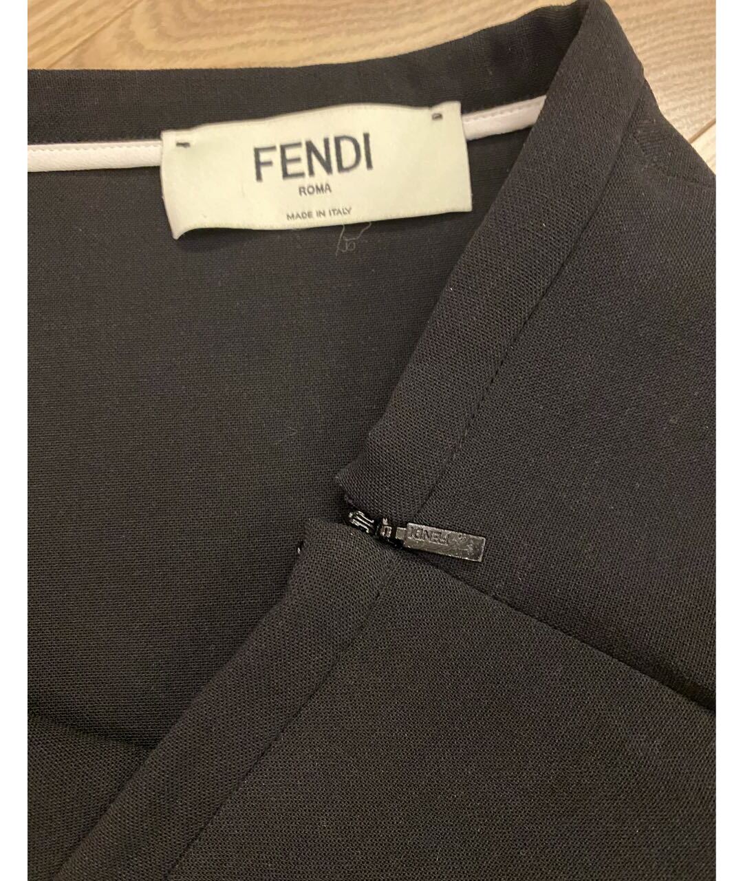 FENDI Черная юбка миди, фото 3