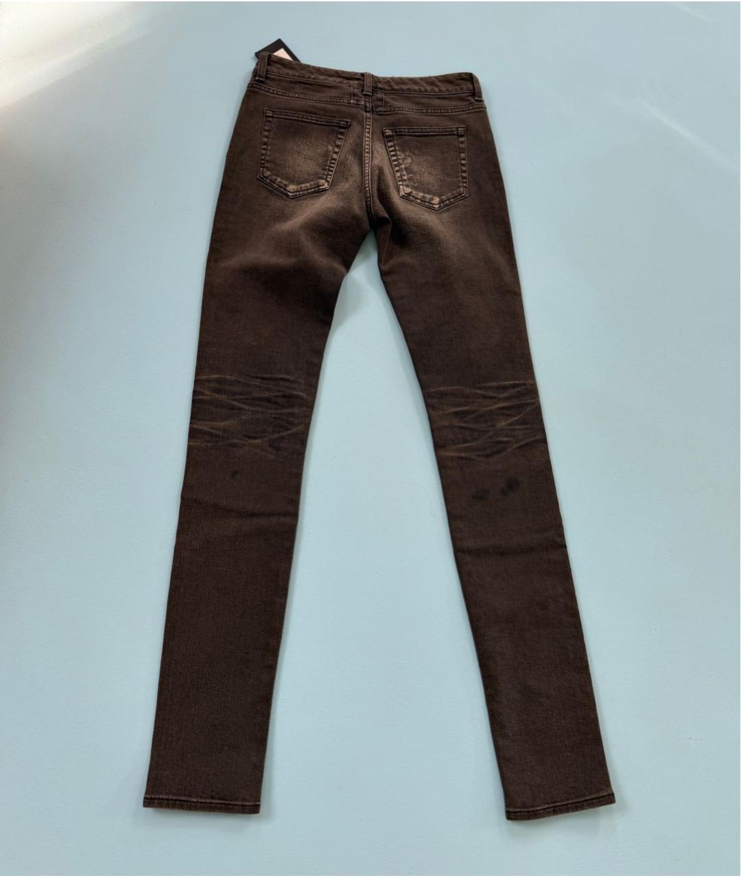 SAINT LAURENT Черные джинсы слим, фото 6