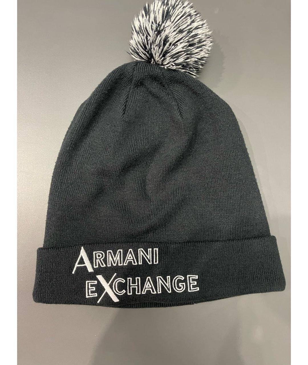 ARMANI EXCHANGE Темно-синяя шапка, фото 5