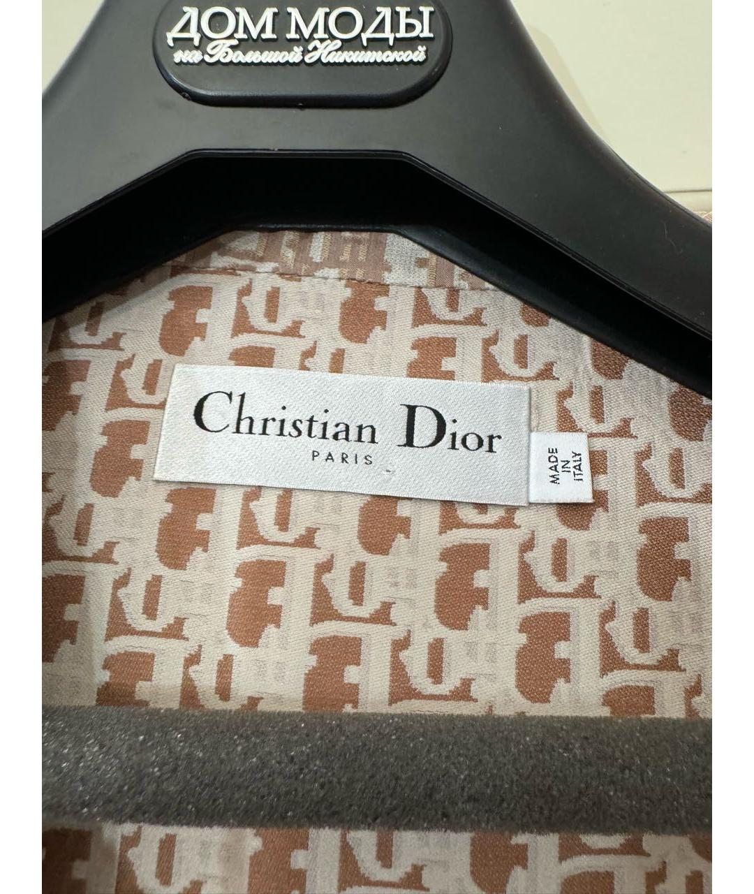 CHRISTIAN DIOR PRE-OWNED Бежевая полиэстеровая куртка, фото 3