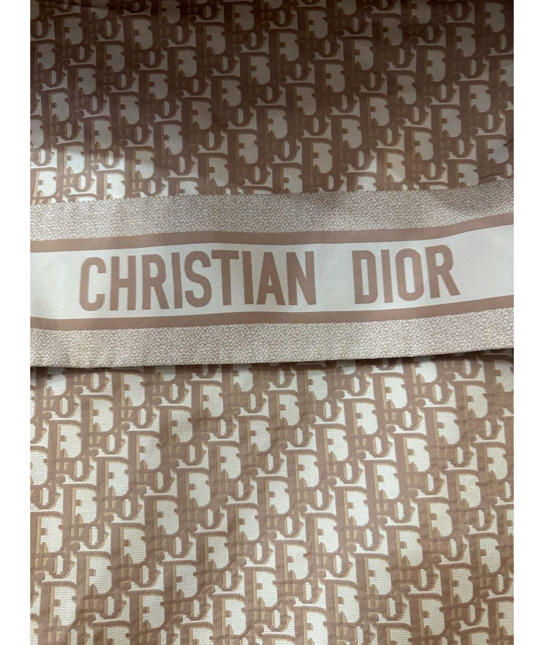CHRISTIAN DIOR PRE-OWNED Бежевая полиэстеровая куртка, фото 5