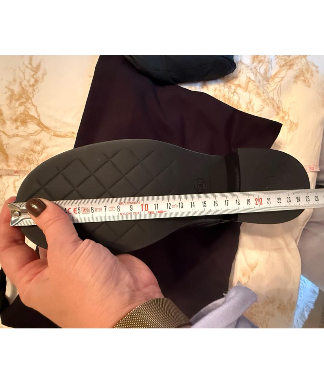 CHANEL Черные кожаные ботинки, фото 6