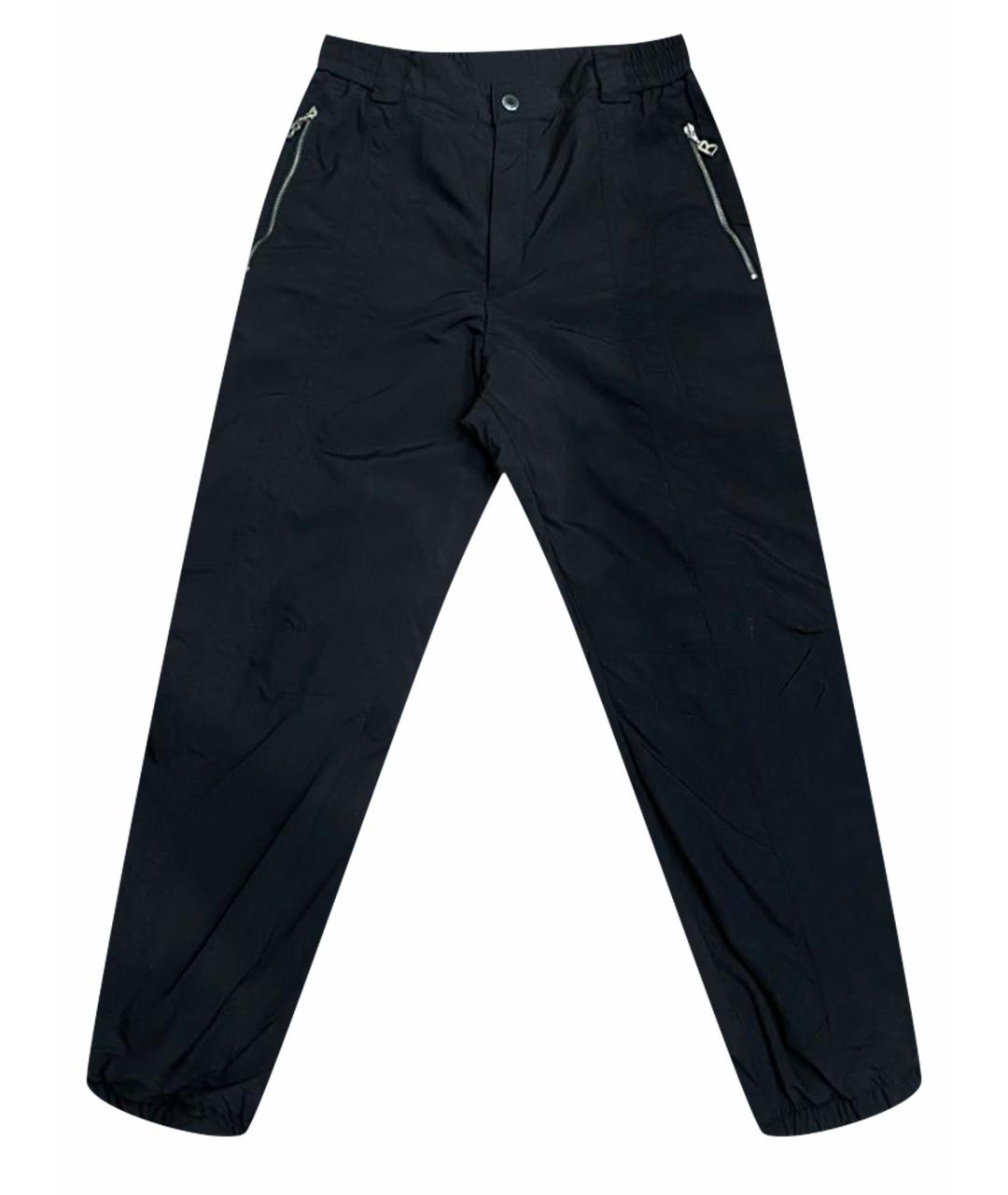 BOGNER Черные полиэстеровые повседневные брюки, фото 1