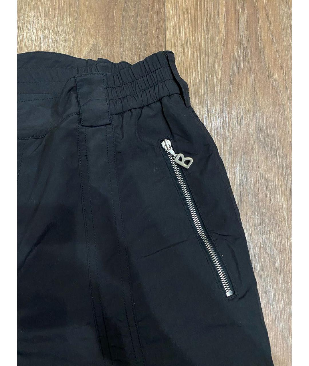 BOGNER Черные полиэстеровые повседневные брюки, фото 4